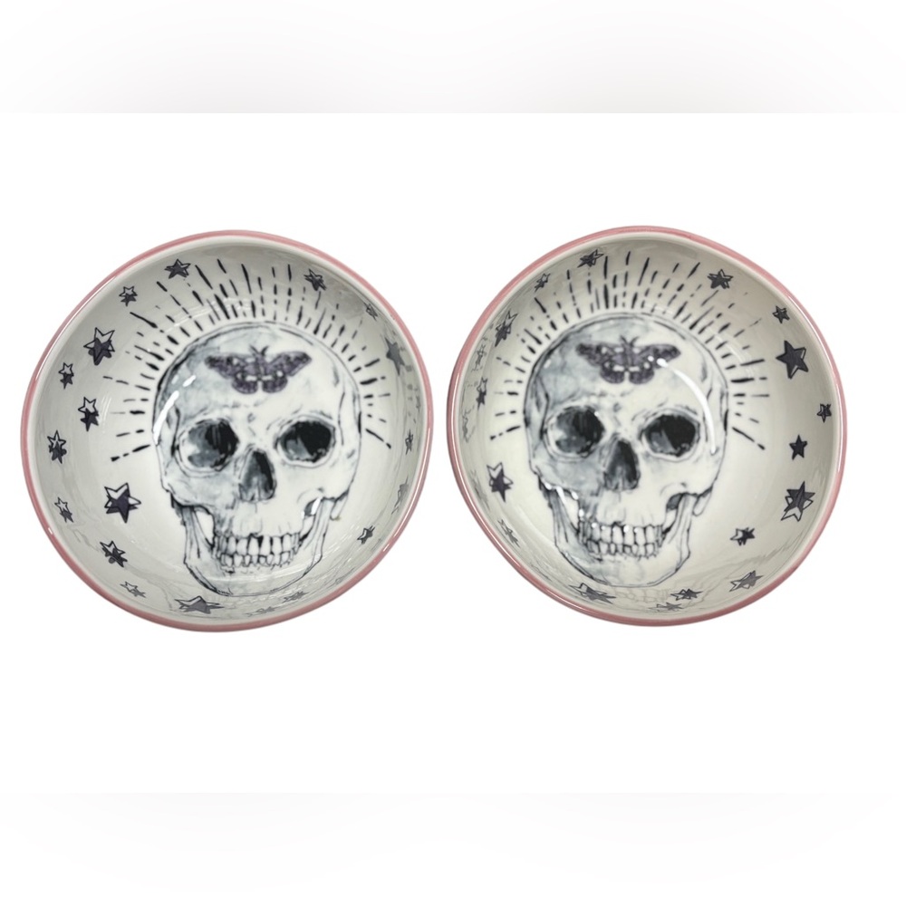 Skull Design Ceramic Bowls - Picture 2 of 5